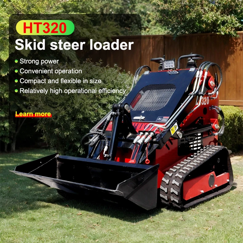 product ht380t 23hp mini triangle track skid steer loader pilot control diesel gasoline engine epa euro v approved-1