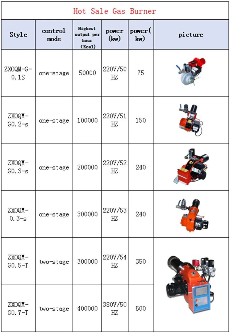Burners for Industrial Boiler, LPG, 230V 50Hz, 380V - detail 4