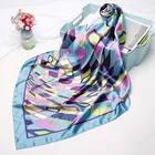 Scarf Silk China Supplier Costom Square Fashion Ladies Scarf Custom Printed Scarves Silk Satin Scarf