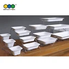 Tray Catering Standard 1/4 Gn Pan 100mm Height White Gn Tray For Foodservice