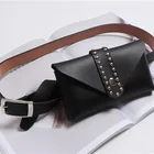 Belt Leather Chest Bag Women Mini Waist Belt Purse Ladies Studded Belt Pouch Designer Leather Rivet Waist Bag