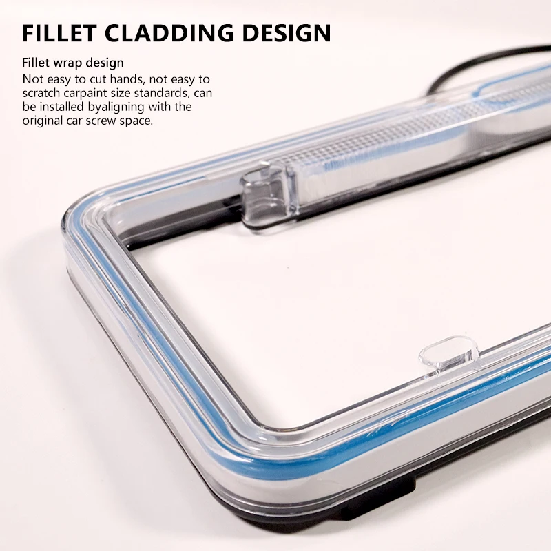 300*150mm Lighted Licence Plate Frame Colourful Lighted Licence Plate Frame for USA supplier