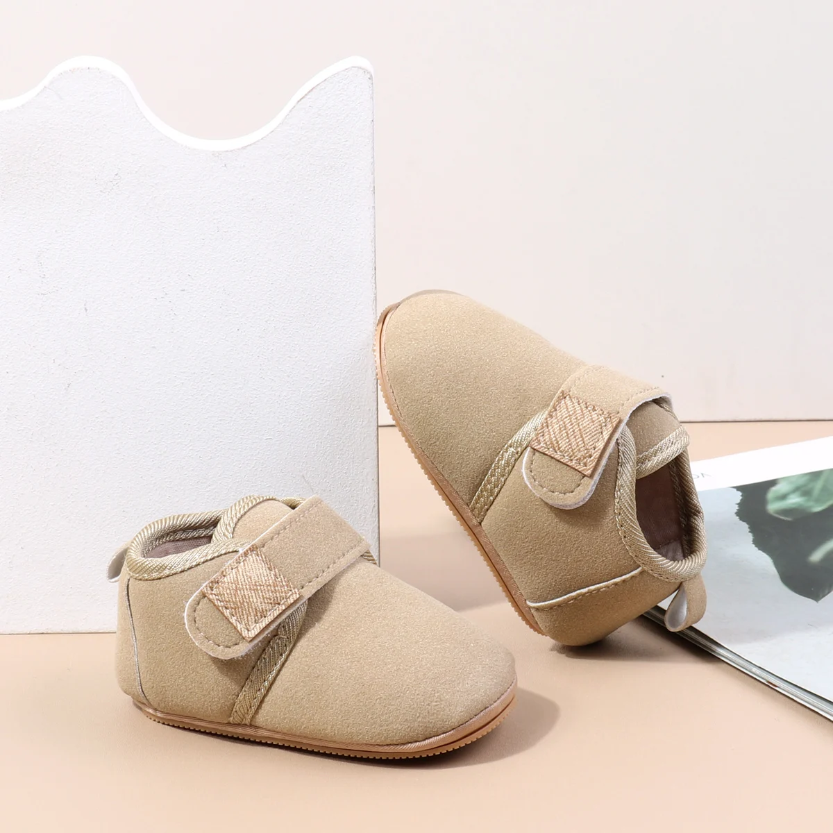 Soft PU Anti-Slip TPR Sole Hand-Sewed Pre-Walking Flat Spring/Autumn Shoes Light Breathable 2025 High Quality Baby Sneaker supplier