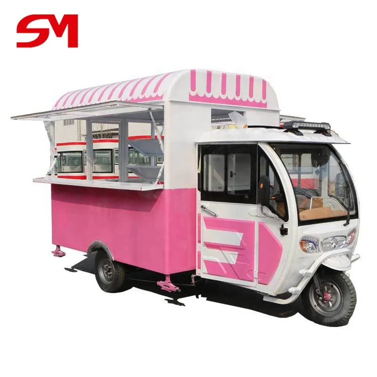 2023 Best Mobile Food Car With Wheels Motorcycle Food Trailer Kiosk