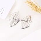 Butterfly Earrings Hollow Personality Big Butterfly Wings Studs Earrings