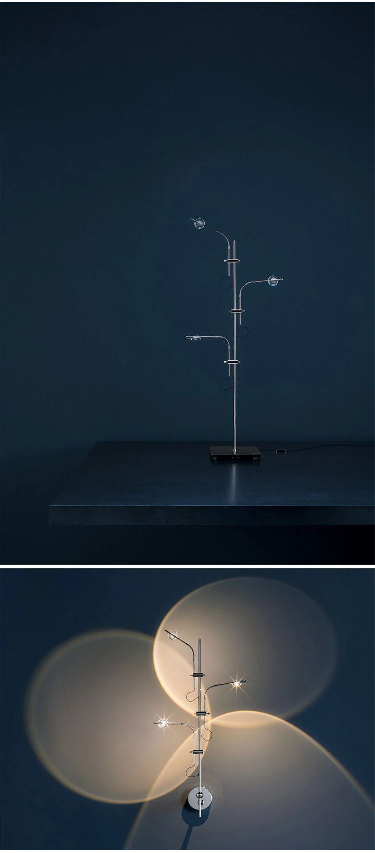 pmu8301 new design indoor decoration bedroom living room stainless steel crystal led floor light -3