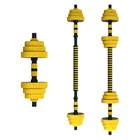 Gym Gym Dumbbell CH19016 Fitness Adjustable Dumbbell Barbell Weight Pair Free Weights 2-in-1 Set For Body Workout Home Gym