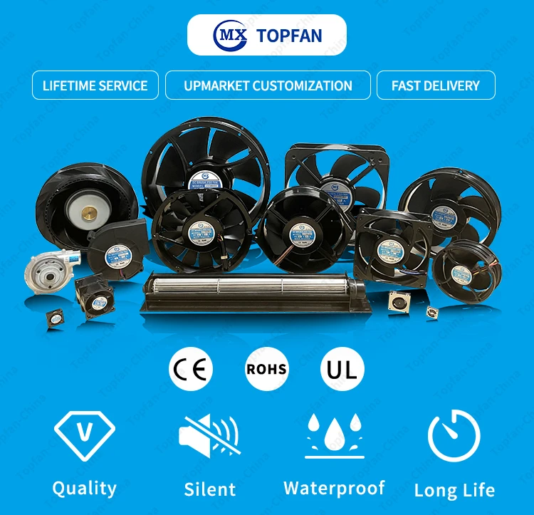 Cross Flow Fan, 110, 60x240mm, Tangential, PTC - detail 2