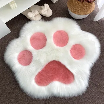 2024 Fur Carpet Cartoon Shape Ultra Soft Area Rugs Fluffy Rugs For Kids Bedroom Bedside Room Decor Rug