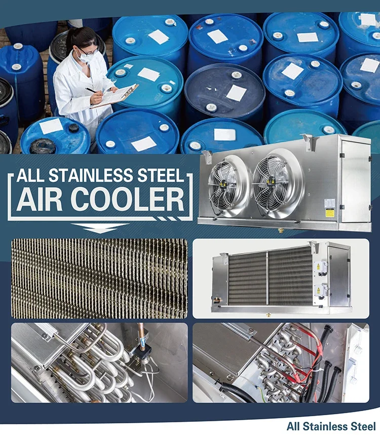 Stainless Steel Air Cooler, 304, 12HP, SAL242, 500mm - detail 6