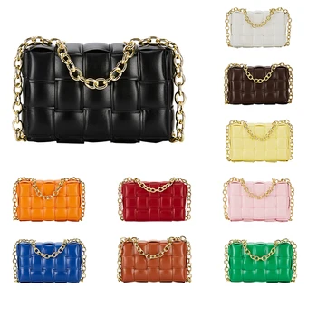 2022 New Chain Cassette Bag Purse Designer Handbag Famous Brands Ladies Woven Leather Luxury Handbags For Women