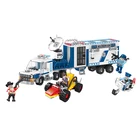 COCO Police Mobile Command System With Light Music Box 401pcs Building Block