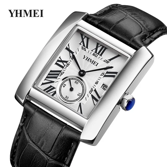 Men's Leather Wristwatches 30M Waterproof Men Watches Business Style Classic Luxury Automatic Quartz Watches