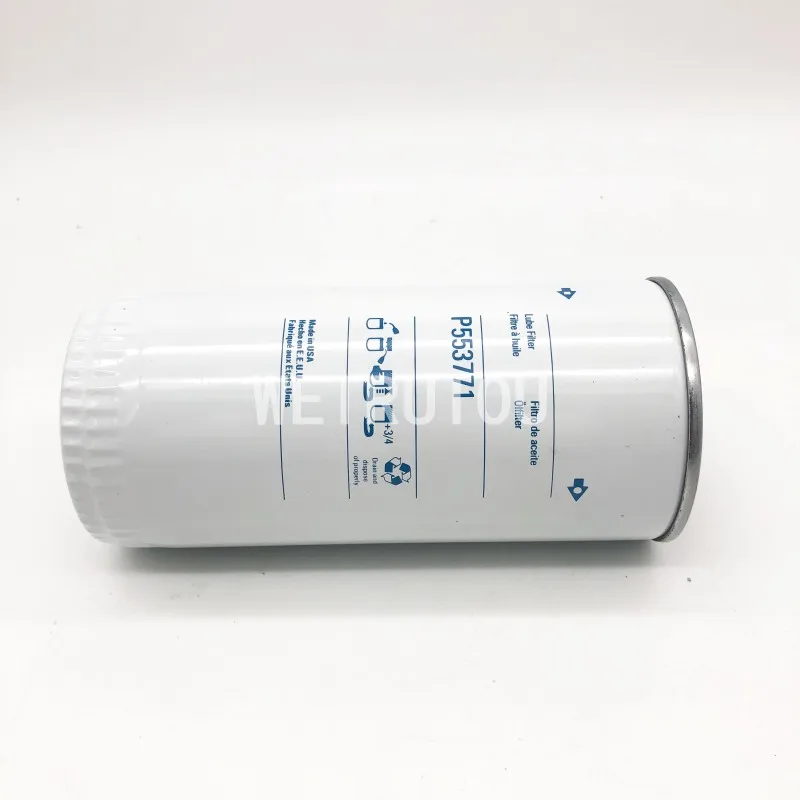 Excavator lube spin-on Oil Filter 3831236 LF4017 P553771