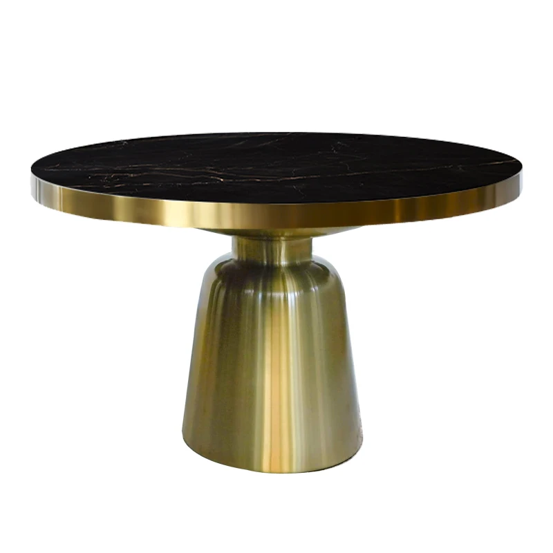 gold pedestal coffee table