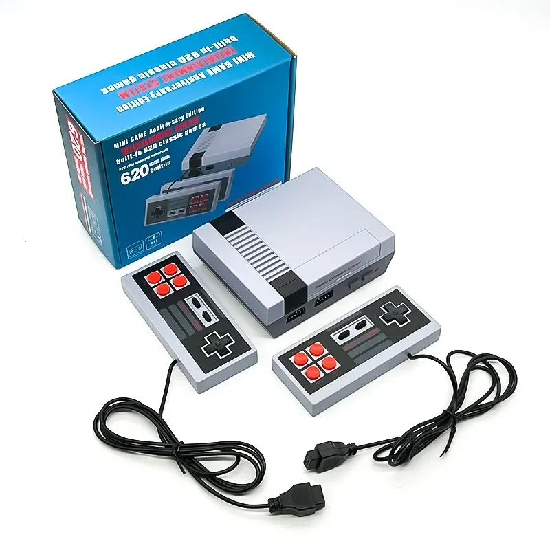 NES620 Video Game Console AV2.4G Wireless Controller 620 Games 8 Bit Nostalgic FC Game Console