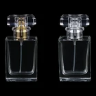 Parfum Perfume Bottle Fancy Pump 30ml 50ml 100ml Refillable Luxury Parfum Square Empty Glass Perfume Bottle