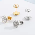 Jewellery EBay Hot Sells Indian Earrings Women Diamond Gold 18k Stainless Steel Jewellery Set