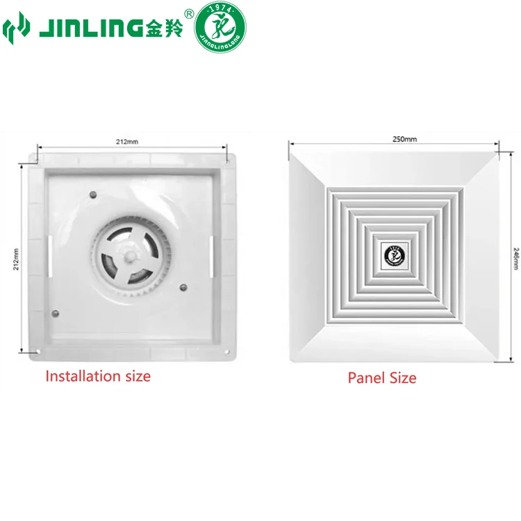 Type Centrifugal Exhaust Fan, Ceiling, Plastic, 220V - detail 16