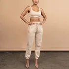 Set Outfits Autumn Hot Sale Casual Tube Top 2 Piece Pants Set Outfits Jogger Bluey Clothes