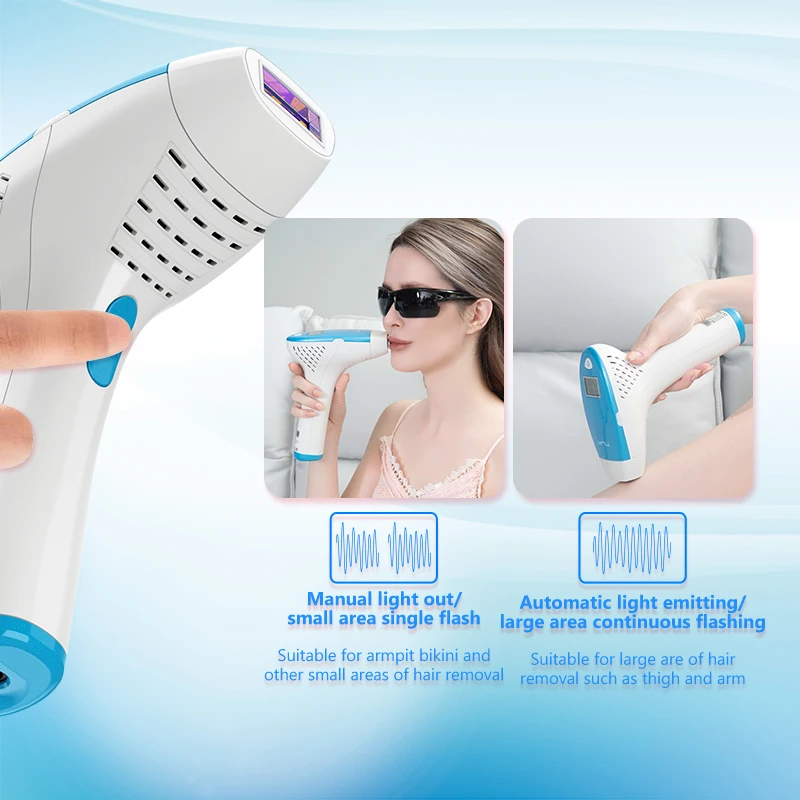 Multifunctional Home IPL Laser Hair Removal Device Medical Aesthetic and Painless for Face Use US Plug Type
