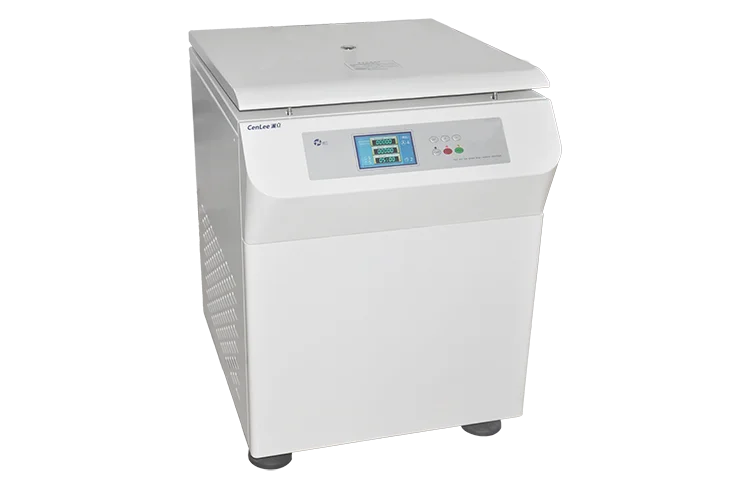 Floor Standing Large Capacity Refrigerated Centrifuge with Swinging 6 Buckets 6037×g and 4x1000ml Capacity for Blood Bank