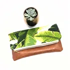 Clutch Clutch Tropical Plant Clutch Wholesale Personalized Women's Gift Monstera Palm Fold Over Clutch