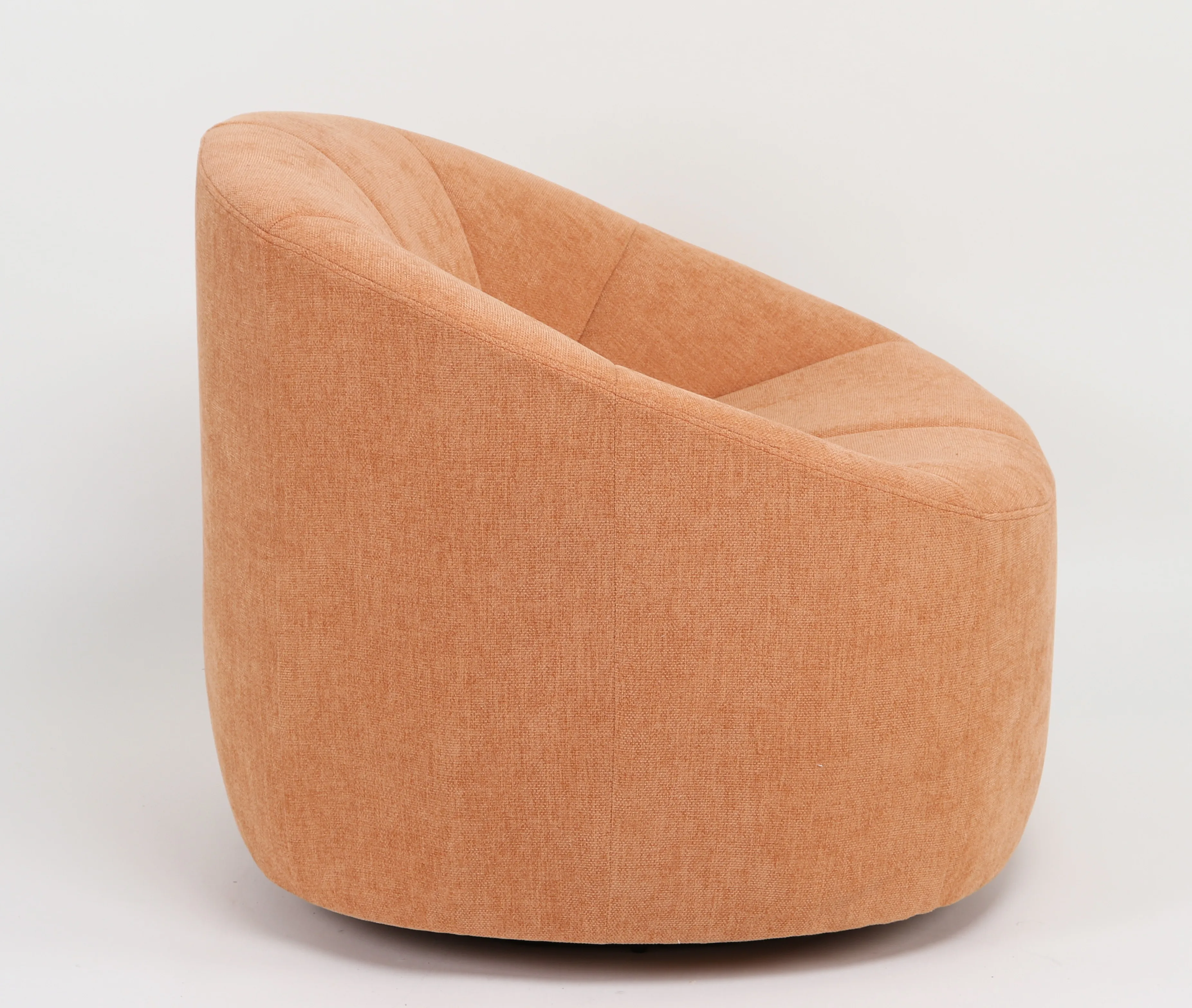 Modern Cushioned Metal Base 360 Swivel Chair Tufted Club Armchair Accent for Living Room supplier