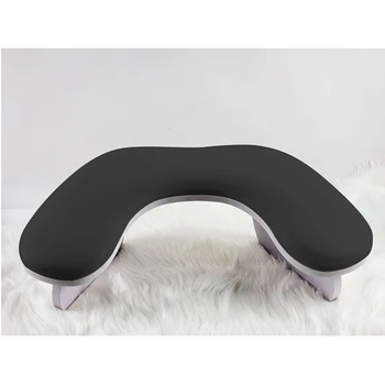 Manicure Tool Table Hand Cushion PU Leather Wood Hand Pillow Arm Rest Cushion Butterfly Soft Stand Nail Art Hand Relaxing Holder