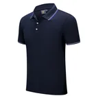 Summer Shirt Custom Summer New Solid Color Letter Tops Plus Size Comfortable Cotton Polo Shirt Men