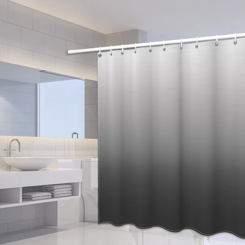 A3371 Plain shower waterproof curtain custom shower toilet bathroom partition curtain shower curtains