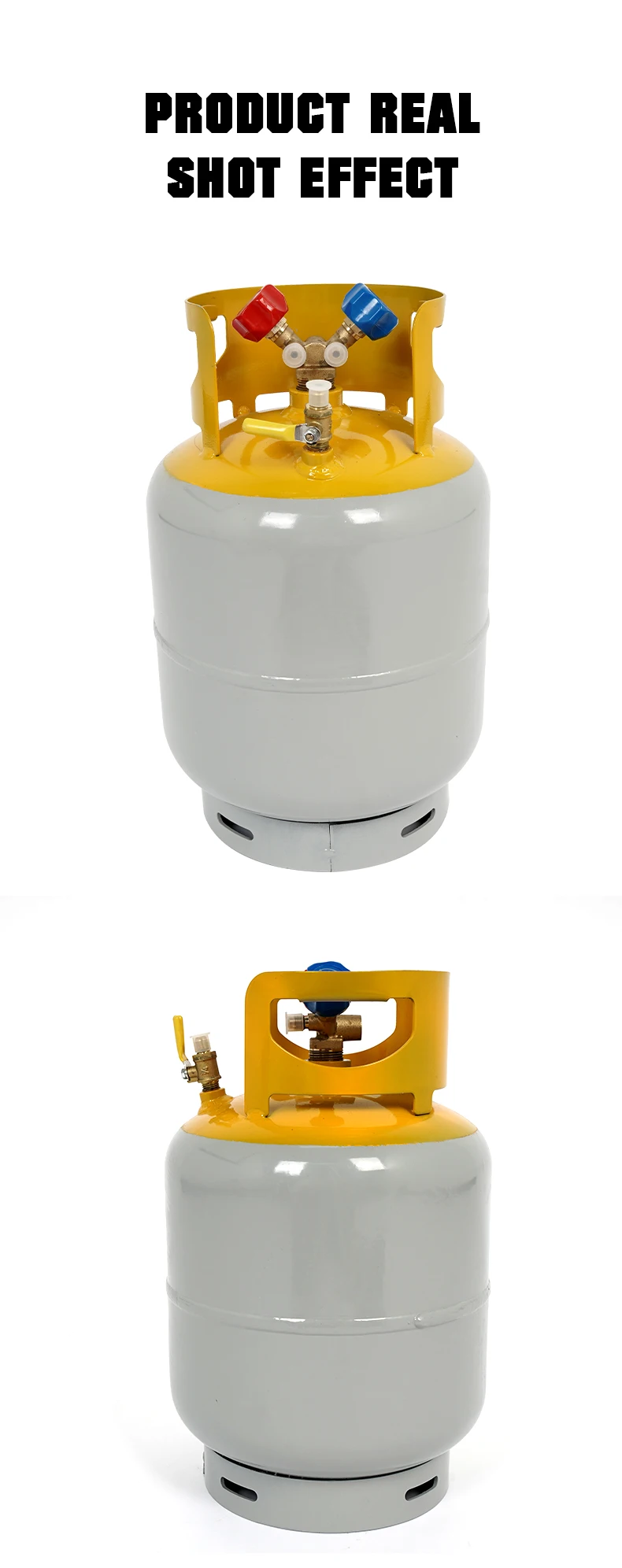 product high quality air conditioning refrigerant recovery tank with safety valve suitable for r134a r22 and r407c gas-6