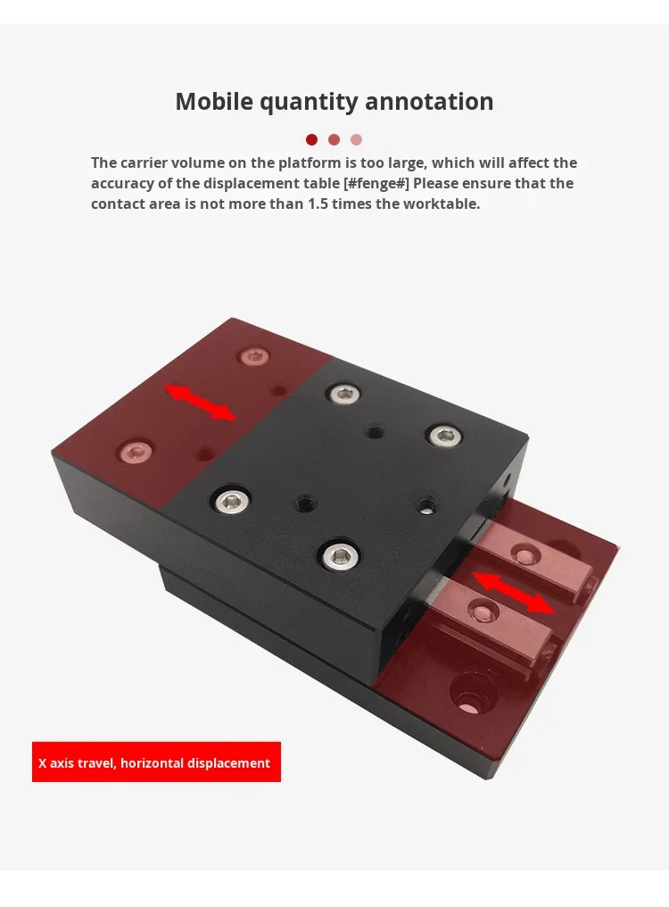 product vru simple linear x axis sliding table slider cross roller guide single axis displacement table workbench with motor and gear-17