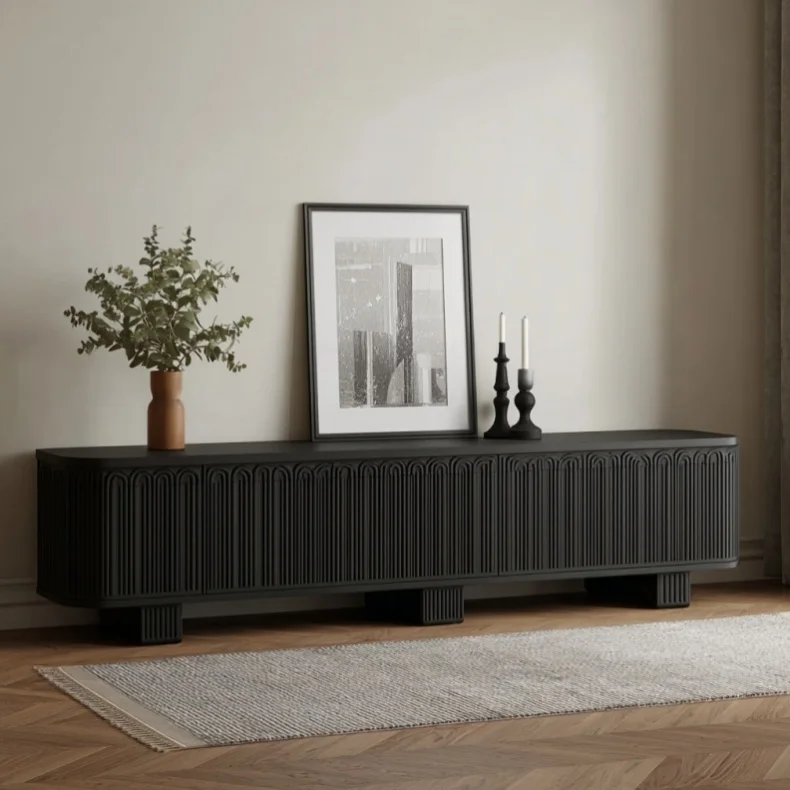 Electric Fireplace, Wooden - detail 8
