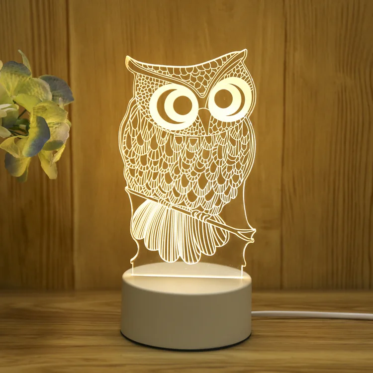 3D Anime Led Night Light Anime Illusion Night Lamp Gift for Bedroom Decor Light Led Sensor Color Changing Work Desk Lamp