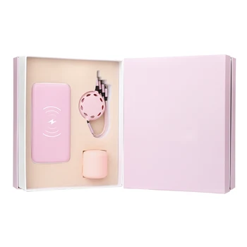 Promotional Gift Sets Valentine Advertising Promotion Power Bank Speaker Luxury Business Corporate Office Men Women Gift Sets