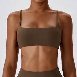 Women yoga bra backless beauty back athletic gym fitness workout top sexy sports bra