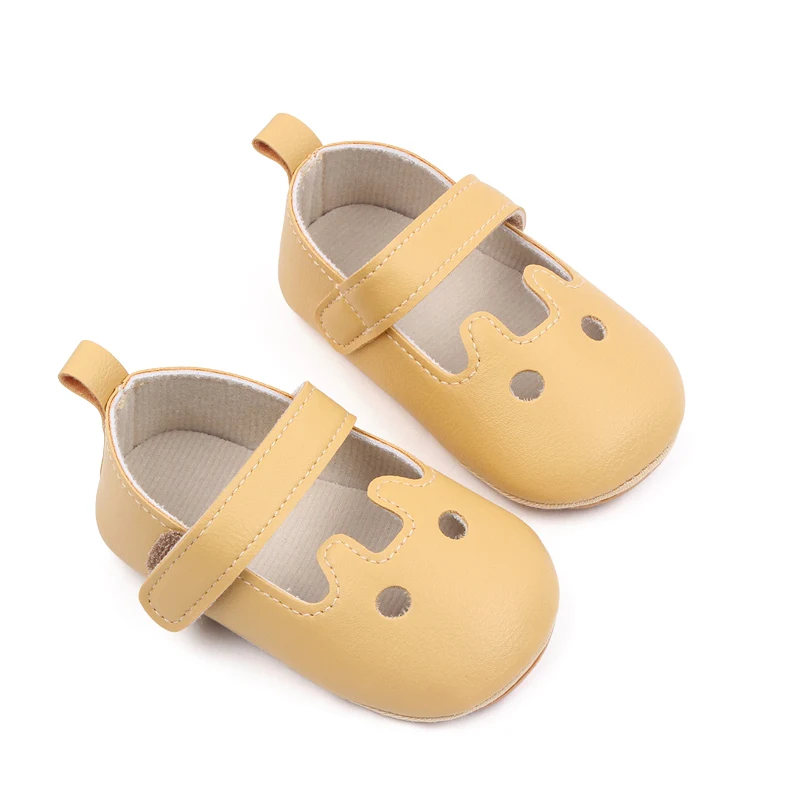 Spring and Autumn New Female Baby Shallow Mouth Hole Baotou Baby Soft Sole Walking Shoes manufacture