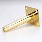 Legs Wholesale Practical Metal Fashion Gold Power Furniture Legs For Chair Table Sofa