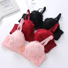 Women Pure Color Cotton Nylon Thin Cup Breathable Big Size Brassiere J Cup Europe Women Push Up Bra Plus Size