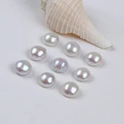 Pearl Wholesale Natural Fashion 3A Top Quality 12-13mm White Mabe Freshwater Pearl Loose Beads