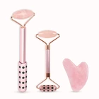 Beauty 2020 Selling Products In USA Beauty Skincare Instrument Tools Handheld Portable Germanium Jade Face Massager Roller