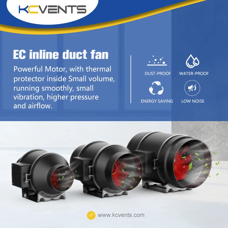Inline Fan, CFM, 150mm, 220V - detail 2