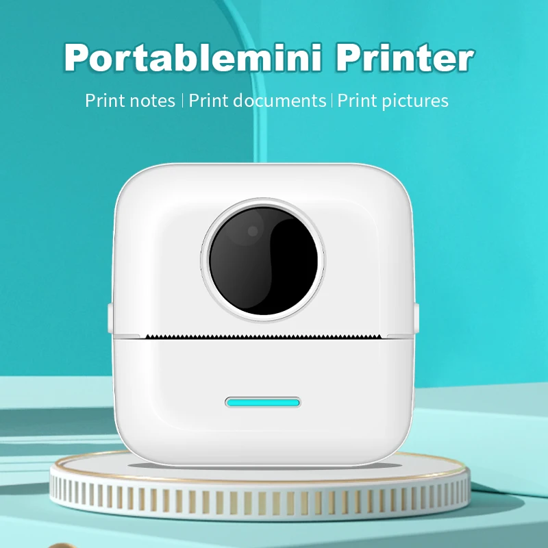 Multifunctional Wireless Mini Photo Printer BT Thermal Printer Mini Printer Portable for Mobile Phone