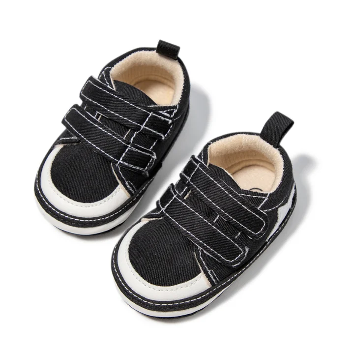 MOQ 12 Fancy Baby Casual Boy Shoes Baby Sneakers Soft Sole Anti-slip Breathable Organic Baby Shoes