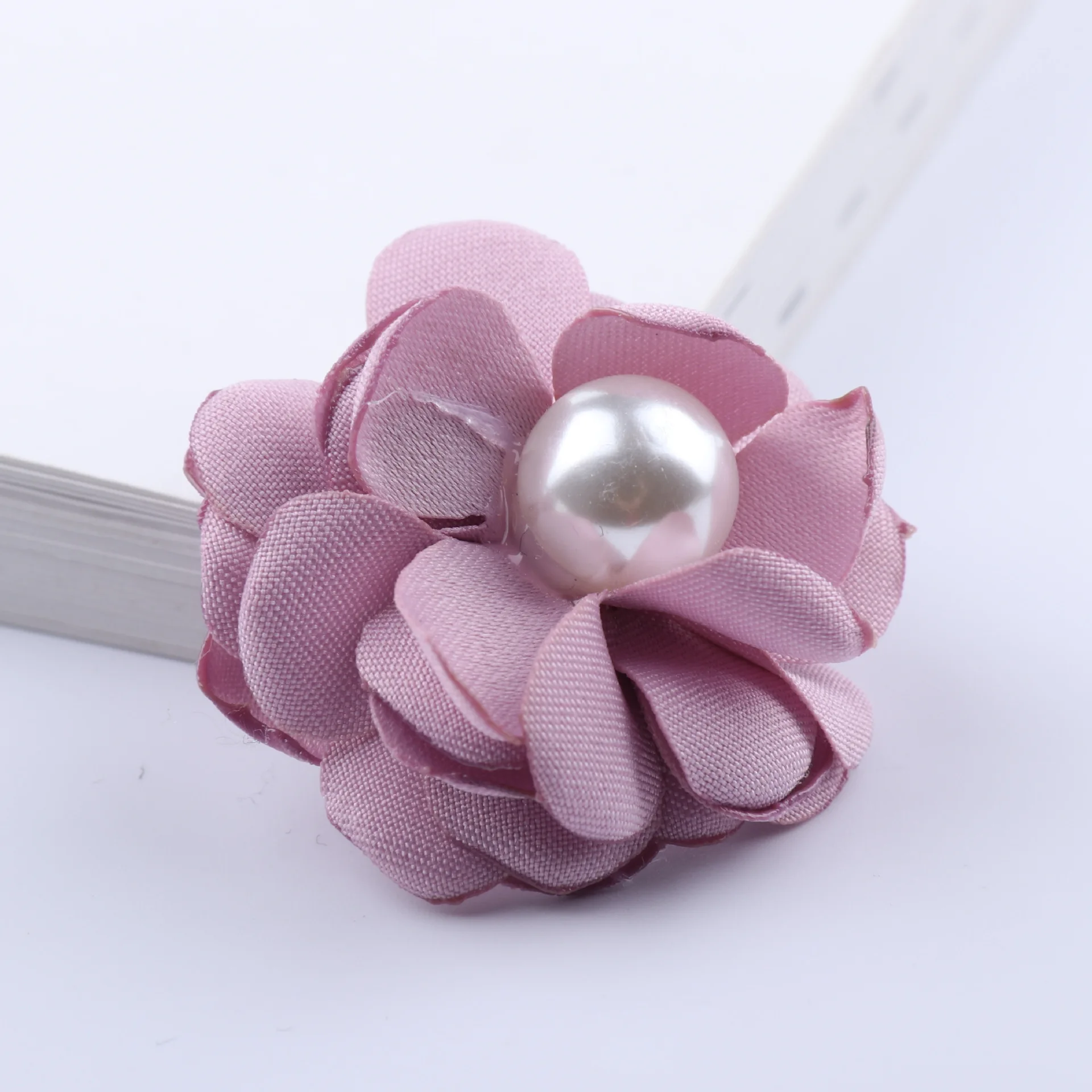 2023 3.5cm Hair Flower Pearl Center Sharp Flowers Hair Accessories For