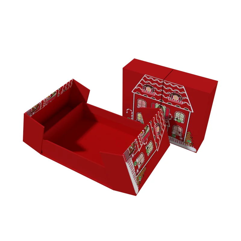 product new trend custom 12 day gift box chocolate tea bag snacks advent calendar boxes trays christmas calendar advent box-5