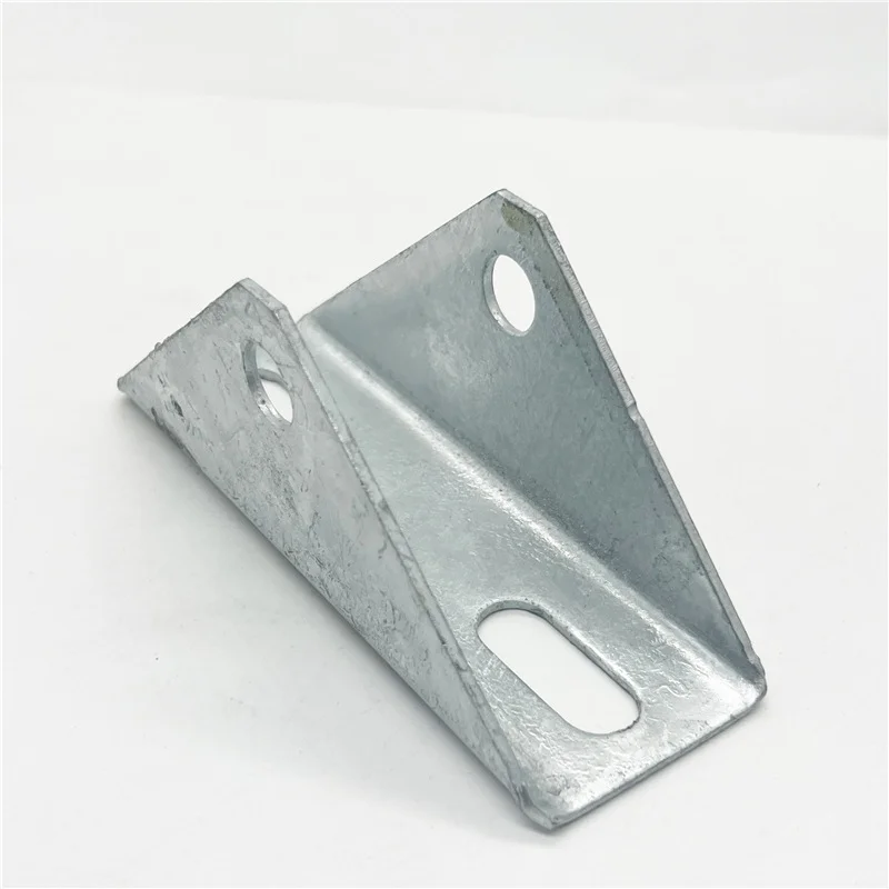 Galvanized Zinc Plated Four-Hole Eight-Hole Right Angle Solar Support Connector Photovoltaic Support for Right-Angle Bag manufacture