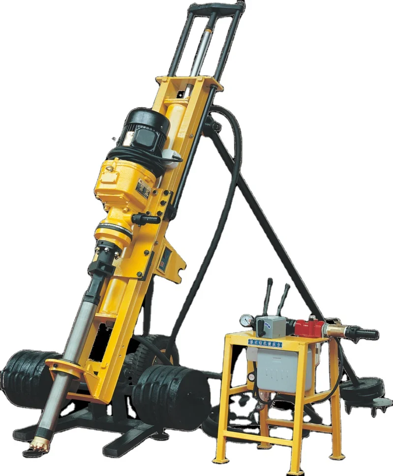 Factory good quality Portable Pneumatic Drilling Rig DTH Drilling Rig Down The Hole Hammer Drill Machine