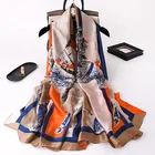 Print European And American Horse Print Ladies Beach Towel Seaside Dual-use Scarf Spring And Summer Shade Shawl Wholesale